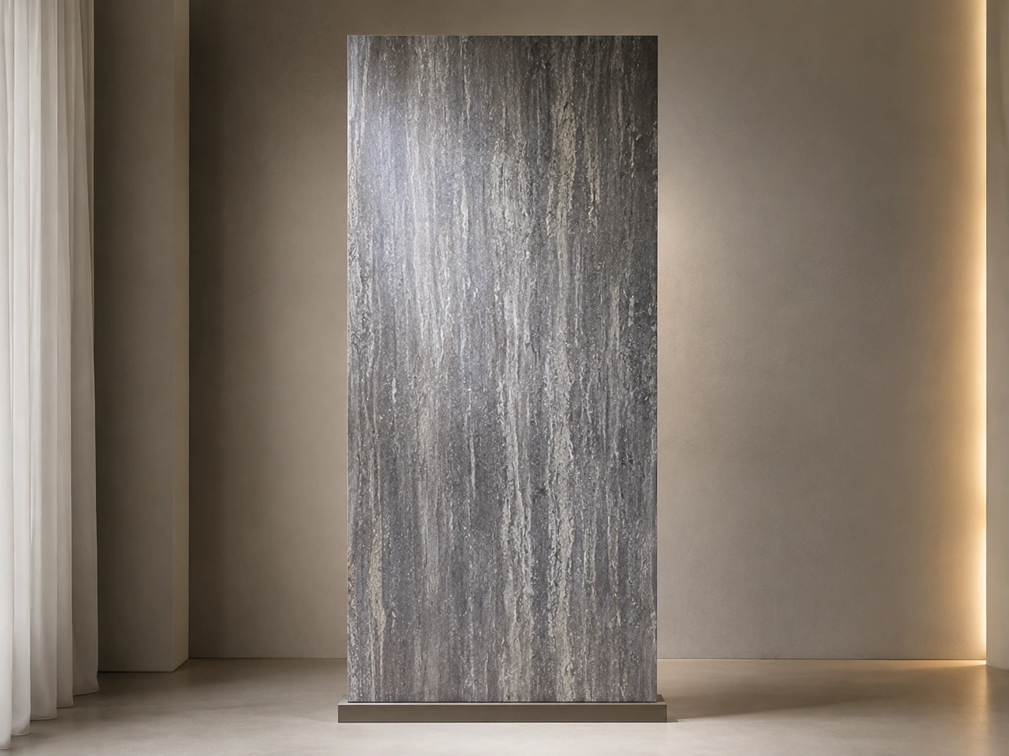Architectural cement and concrete inspired board